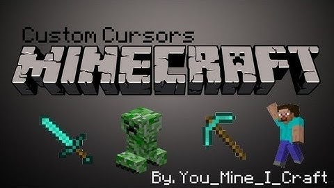 How To Change your cursor To a Minecraft sword