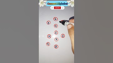 Connect Numbers from 1 to 10 – Surprise Ending!💥🥰#trendingshorts #maths #short #questionschallenge