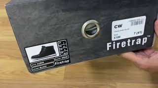 Unboxing Shoes Firetrap Aubin Boots Black Made In Indonesia