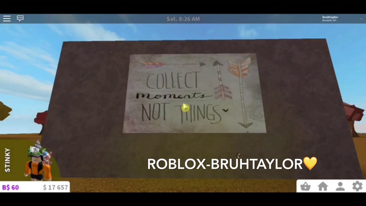 QUOTE DECAL CODES TO BLOXBURG YouTube