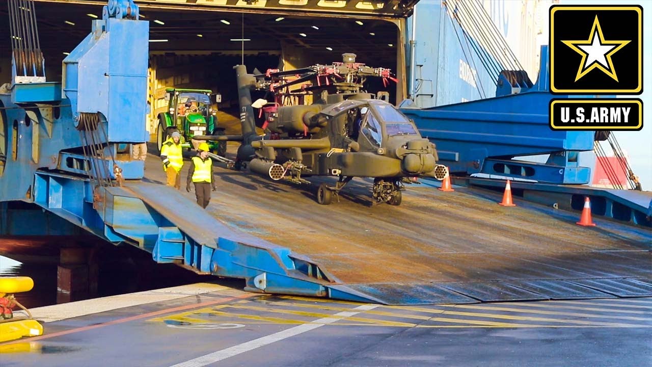 U.S. Army. Soldiers of 1st Combat Aviation Brigade, 1st Infantry Division conducted port operations