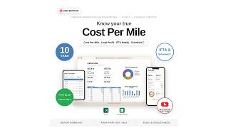 Trucking Owner-Operator Bookkeeping Spreadsheet — Full Walkthrough (Excel & Google Sheets)