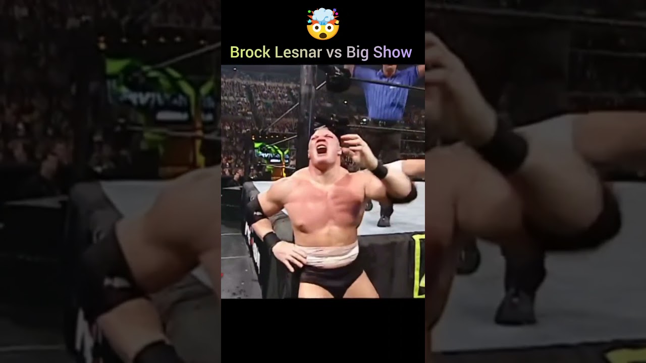 When Brock Lesnar Faced Big Show 😱 WWE’s Most Powerful Clash 