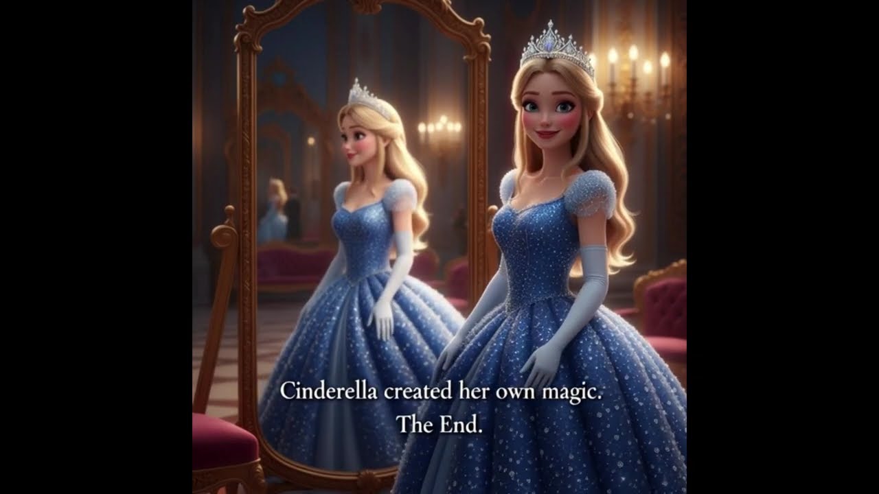 Cinderella created her own magic.