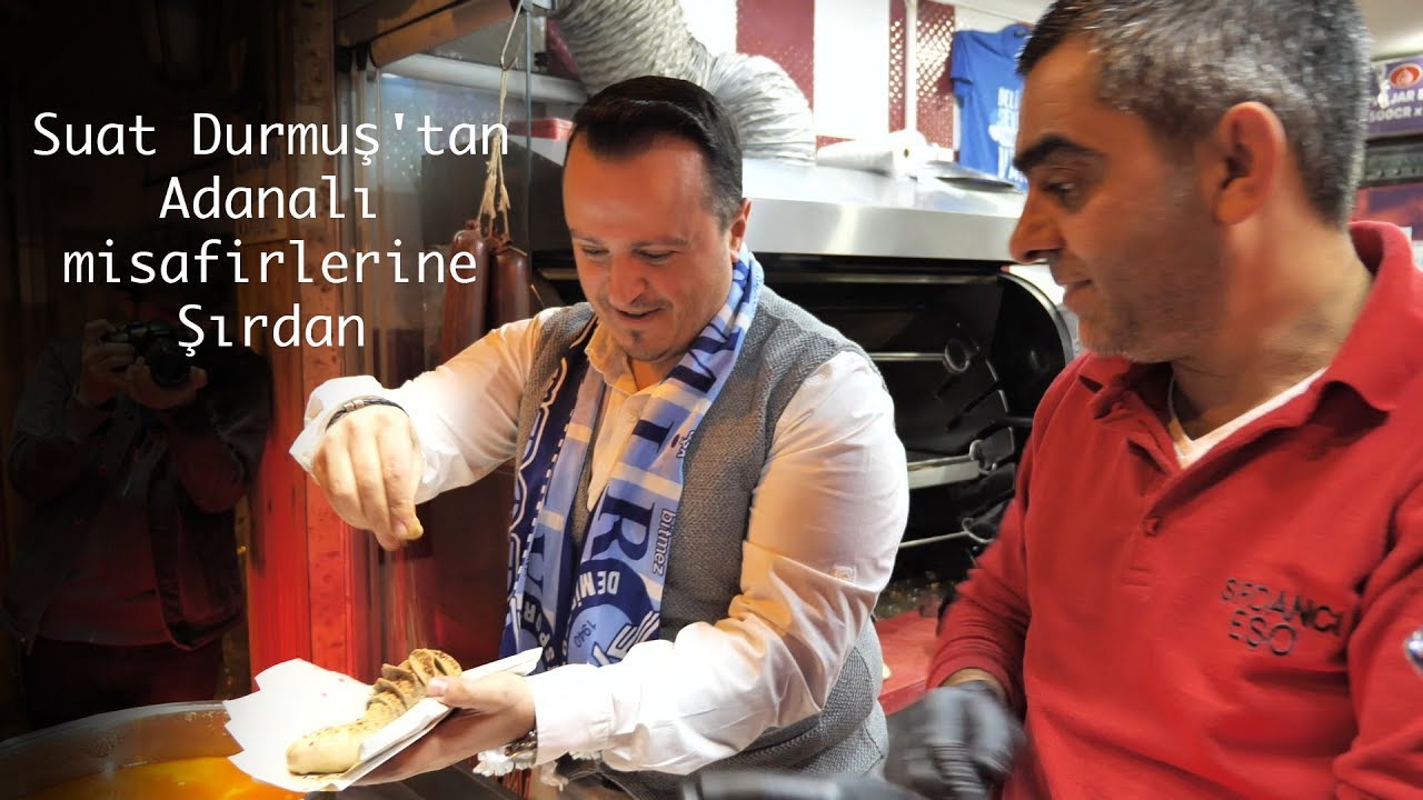 Suat Durmuş Şırdancı Eşo'da Adanalı fenomenlere Şırdan yediriyor.