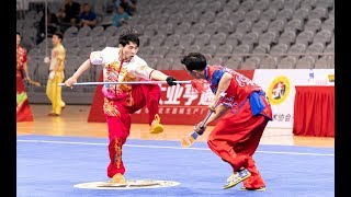 Men's  Duilian 男子二人对练 第28名 河北体院 高增 白林智 8.61分 2019年全国武术套路锦标赛 wushu kungfu