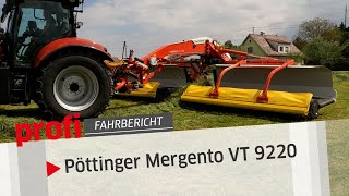 Pöttinger Bandschwader Mergento VT 9220 | profi #Fahrbericht