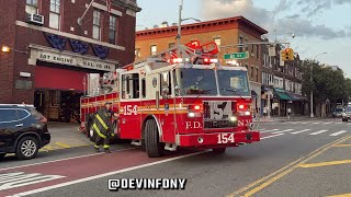 ✨BRAND NEW 2023 SEAGRAVE AERIAL✨ LADDER 154 & ENGINE 307 RESPOND TO A CLASS 3 ALARM