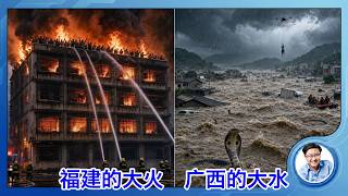 福建鞋厂大火烧掉了中国底层经济的遮羞布。广西溃坝大水，甘肃山体滑坡