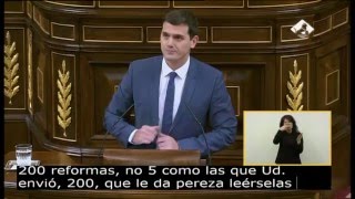 Discurso De Albert Rivera Antes De La Segunda Votación