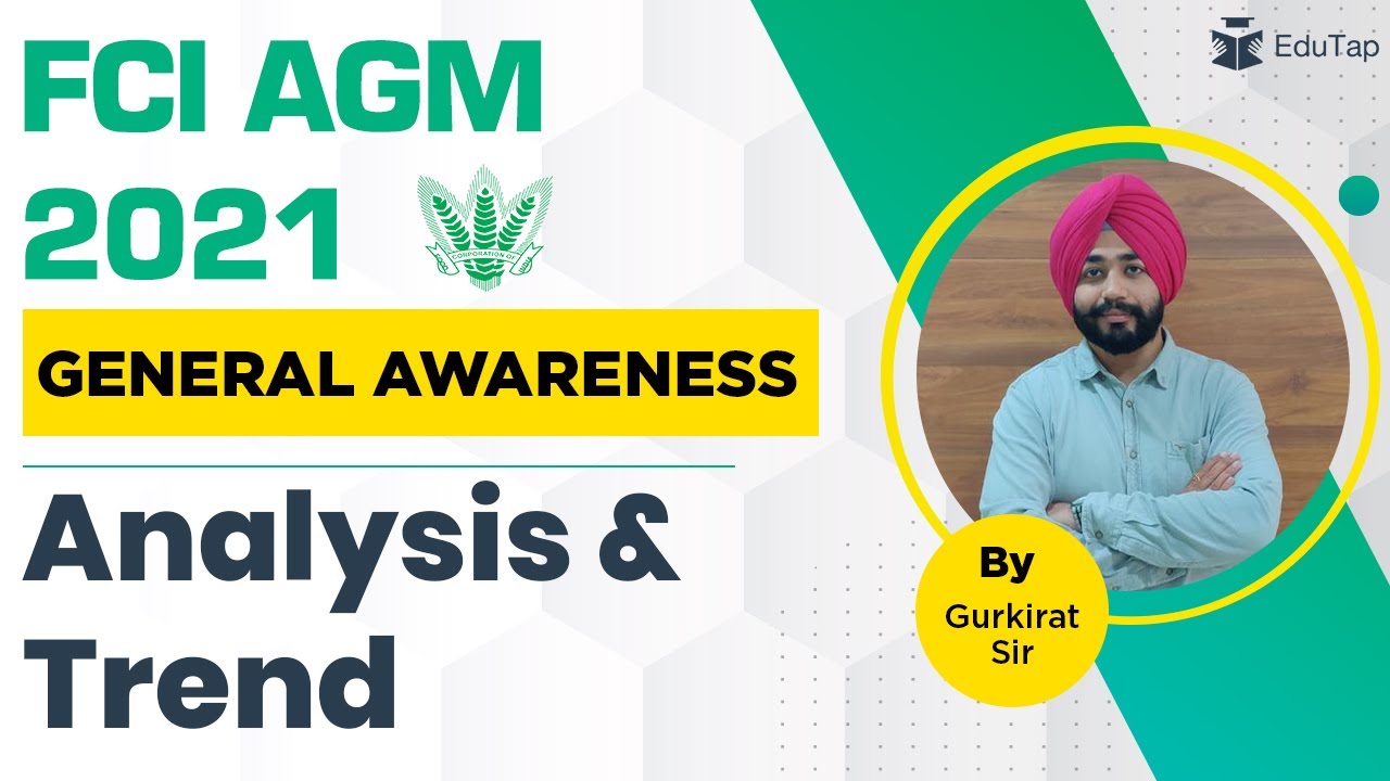 FCI AGM 2021 | General Awareness | Analysis & Trend