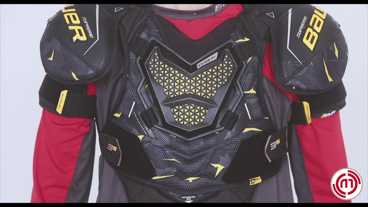 Bauer Supreme 3S Junior Hockey Shoulder Pads YouTube