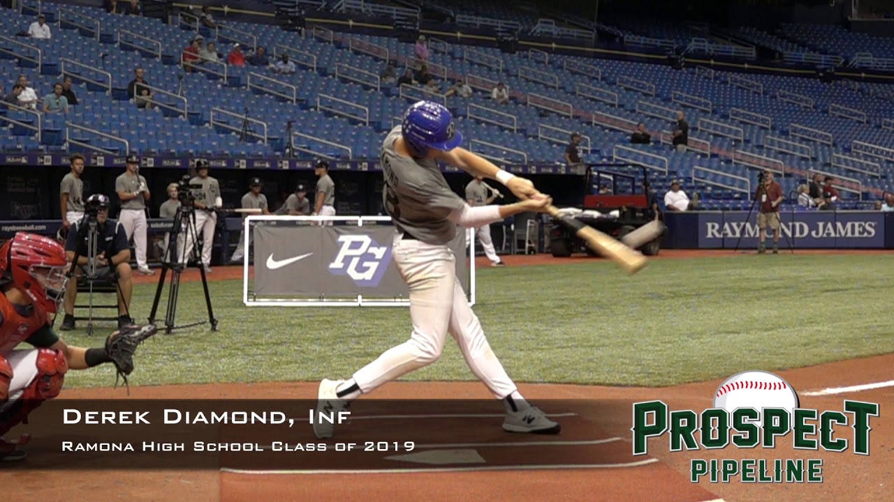 Derek Diamond, Inf, Ramona High School Class of 2019, Swing  Mechanics at 240 FPS