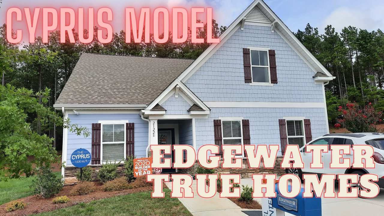 2022 Cyprus Model. Edgewater | True Homes. Lake and Golf living!