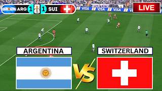 🔴Argentina vs Switzerland Live FIFA World Cup 2026 Live | Football Match Live | Simulation Vido Game screenshot 1
