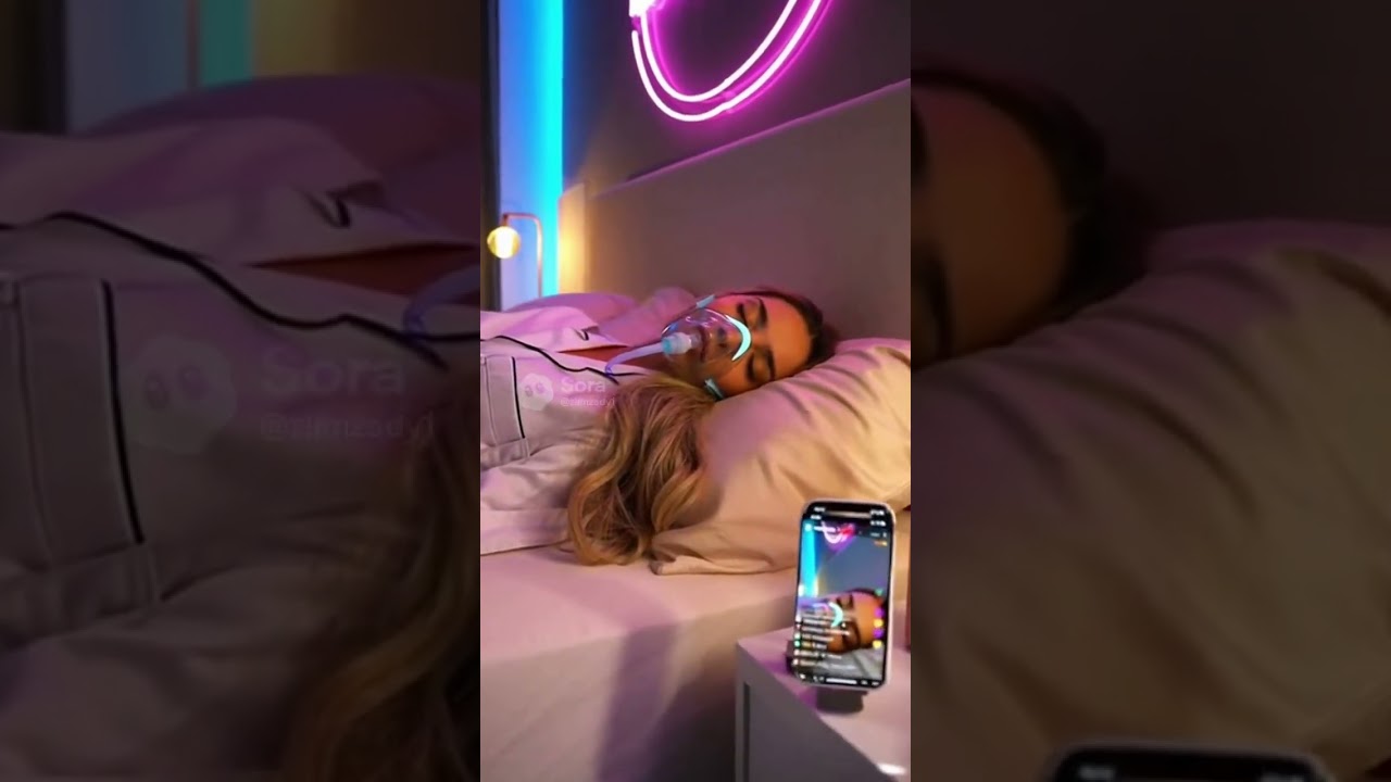 The Influencer SleepsThe Influencer slept with an oxygen mask.Not for survival.For branding. 