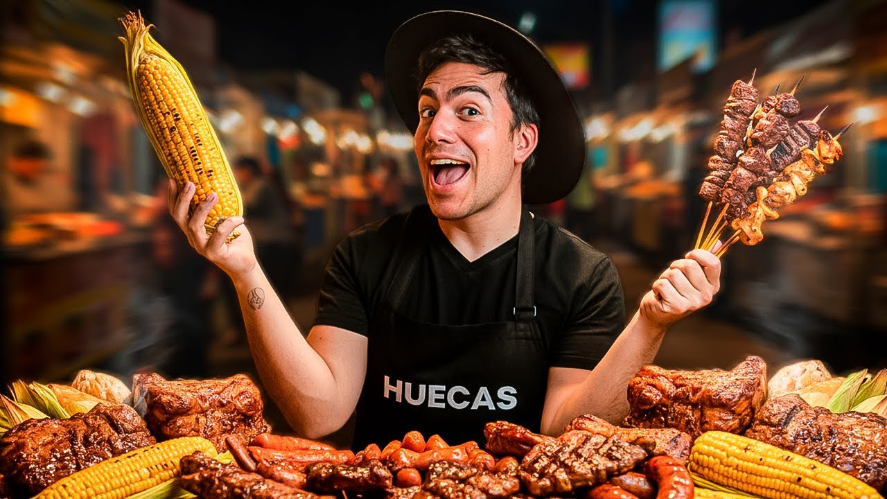 PROBANDO la MEJOR HUECA - COMIDA CALLEJERA | El Champ