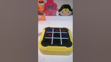 ASMR Tic Tac Toe Puzzle Game Relaxing Toy #shorts #trending #educational #stressrelief