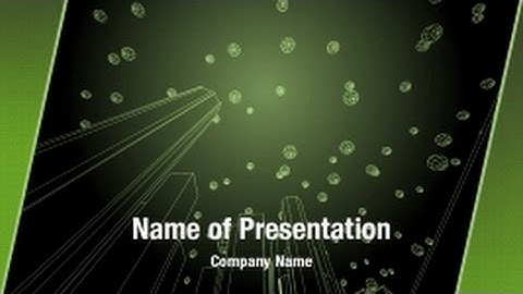 Skyscraper Concept PowerPoint Video Template Backgrounds - DigitalOfficePro #01379V