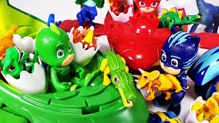 Pj Masks Headquarters Playset & Dino Mecard Tinysour, Dinosour Toys Play