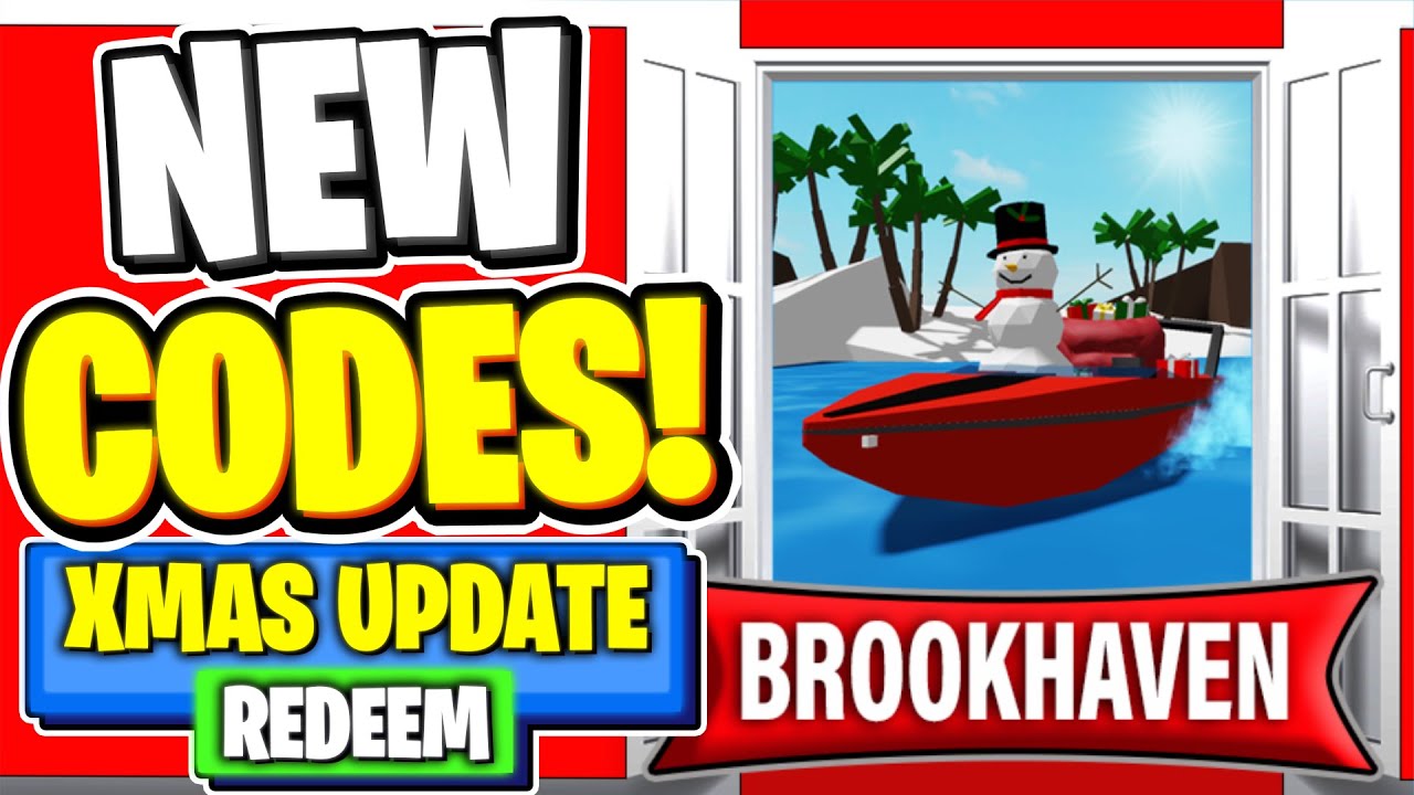 Roblox : Code Brookhaven 🏡RP décembre 2023 - Alucare