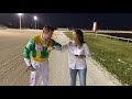 Driver Tim Tetrick goes Down The Stretch with Wendy Ross at Pompano Park.