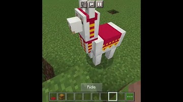 How to tame llama in minecraft