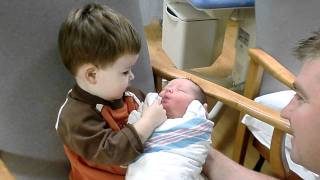 Trevin Meets Baby Brother Carson