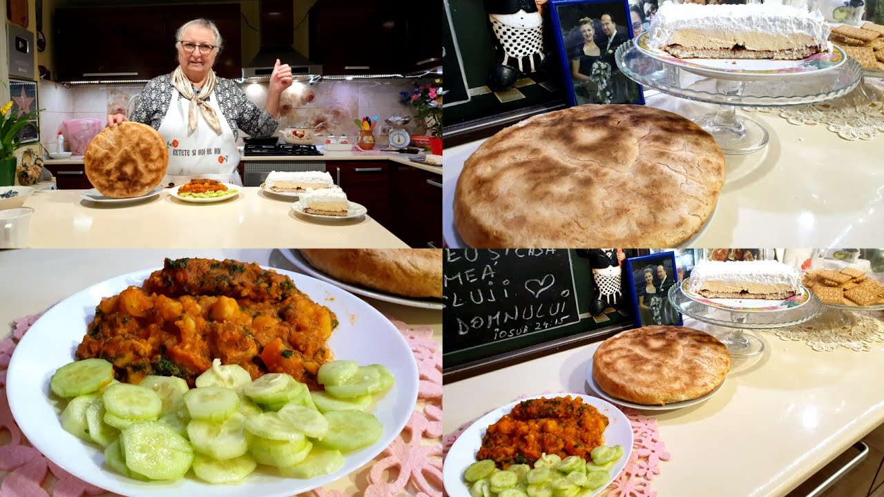 Meniu perfect pentru familie de la Bunica, cartofi scăzuți și turtă de casă ❤️🇷🇴
