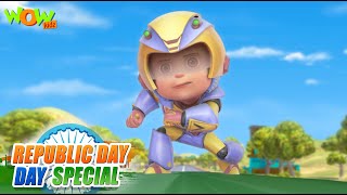 republic day special 04 vir ek superhero cartoon for kids vir the robot boy wowkidz