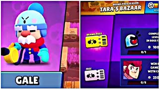 BRAWLPASS GALE YENI KARAKTER YENI HARITA BARWL STARS PEMBE PATI