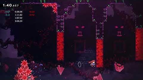 Celeste "Mirror Temple - B-Side" speedrun in 2:47.280