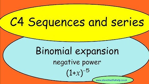 C4 Binomial expansion - negative power -A2 - alevelmathshelp