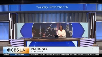 KCBS | CBS LA at 6pm - Headlines, Open and Closing - November 25, 2025