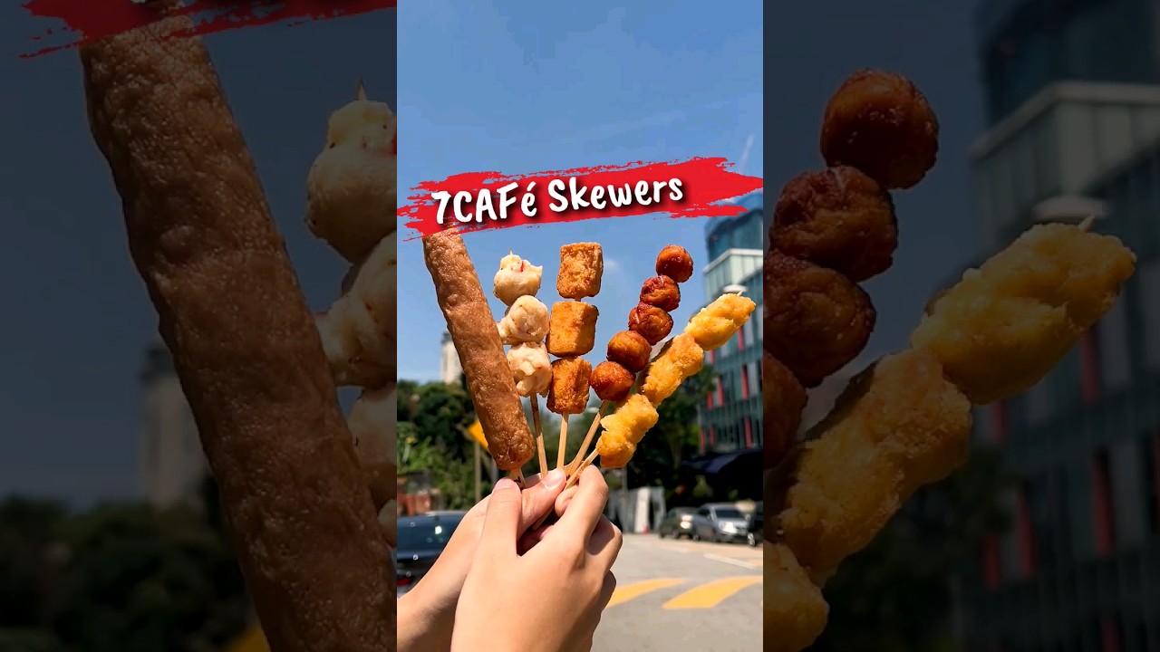 Try these nostalgic skewer snacks at 7CAFé now! 🍡