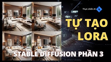 Tự tạo Lora - Stable diffusion Phần 3 - Thực chiến AI kiến trúc nội thất