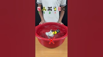 TRY TO GUESS HOW MANY TISSUE PAPER IT TOOKS! WHAT WILL HAPPEND NEXT...#water #waterexperiments