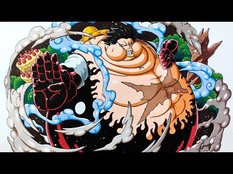Drawing Luffy Gear 4 Tank Man One Piece Cach Vẽ Luffy Gear 4 Youtube