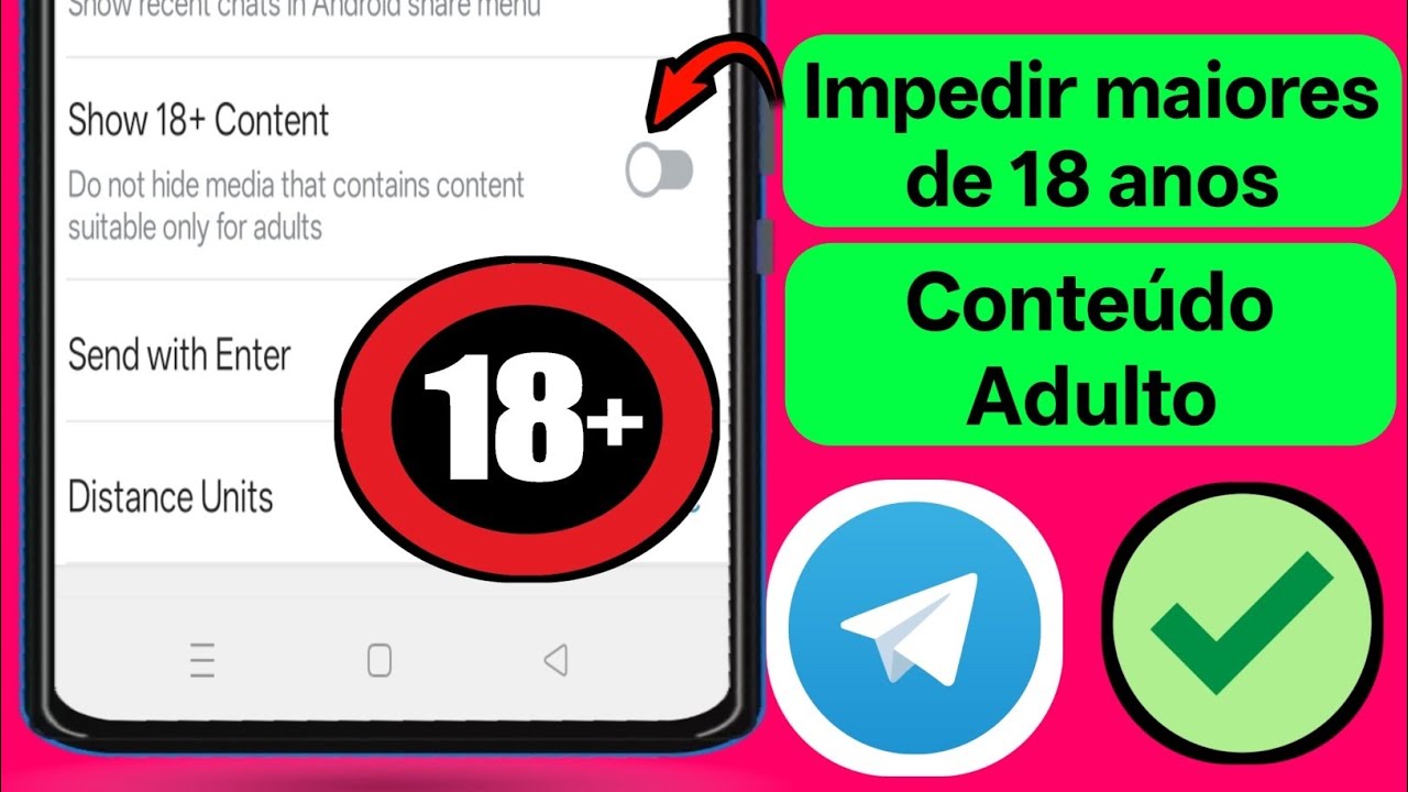 Como bloquear conteúdo adulto para maiores de 18 anos no Telegram (Guia ...