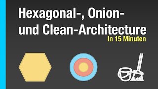 Hexagonal-, Onion- und Clean-Architecture verstehen in unter 15 Minuten