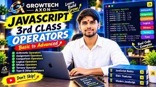 Information JavaScript Operators in Hindi | Operators in JavaScript | Complete Basics to Advanced | Class 3 Update