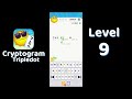 Cryptogram Tripledot Level 9 Answer | SolutionGuruji