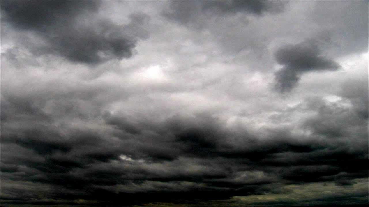 Look at those dark clouds it rain