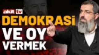 Halis Bayancuk Hoca (Ebu Hanzala) - Demokrasi ve oy vermek