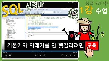 [MSSQL 중급 1강] 기본키, 외래키