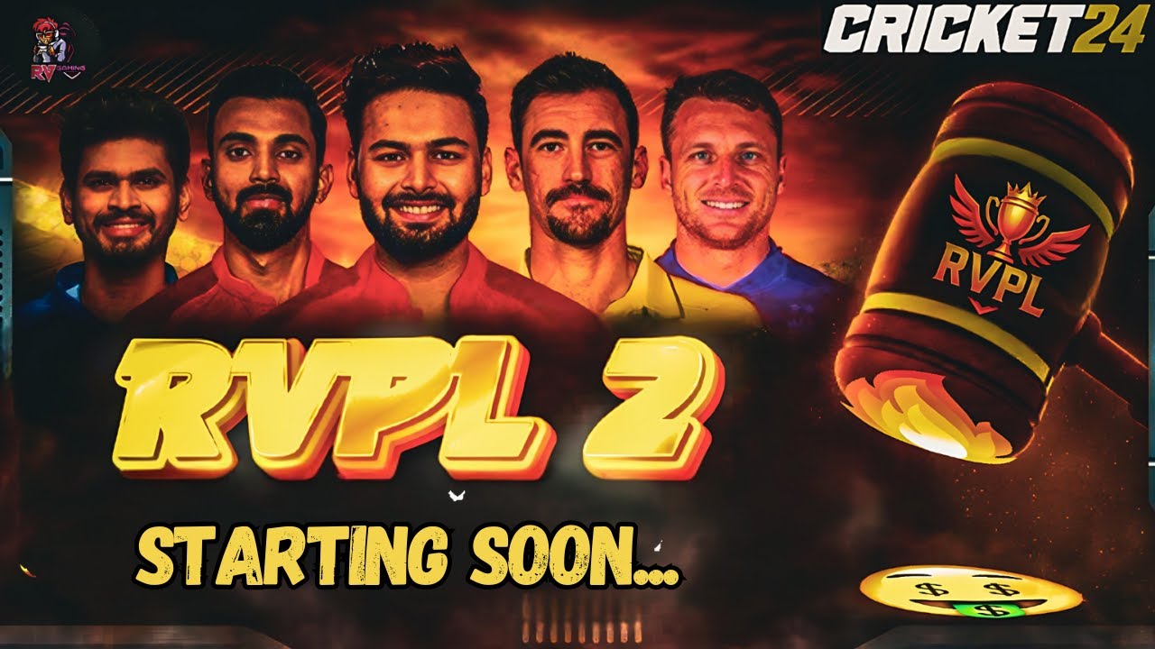 “RVPL Season 2 – Jersey Unboxing Event in Cricket 24 | Tamil Gameplay & Reactions!”