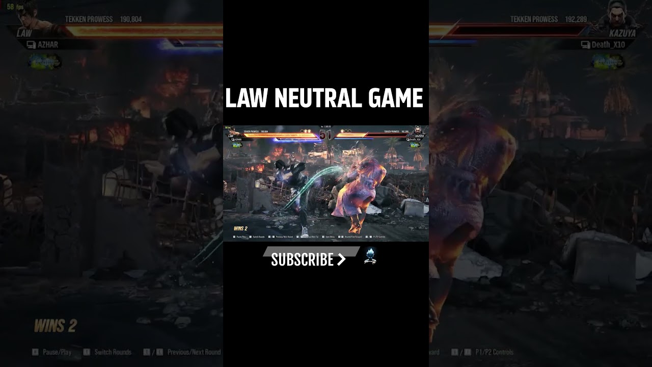 Azhar Law VS  Kazuya  Ranked Matches Tekken 8