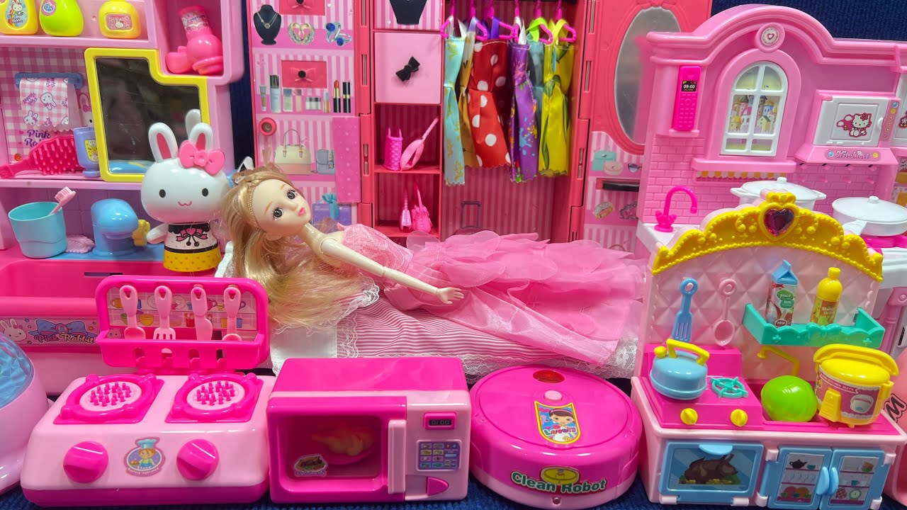 10 Minutes Satisfying with Unboxing Barbie Princess Happy Family Toy Collection ASMR | Review Toys