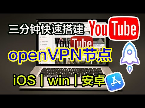 最新搭建openVPN服务器｜VPS节点｜苹果手机｜安卓手机｜Windows｜macOS｜统统支持｜YouTube看4K秒开 ｜科学上网，打开cc字幕【豌豆分享】