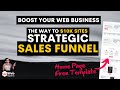 Turn your website into a strategic sales funnel web design strategy to increase sales  conversions